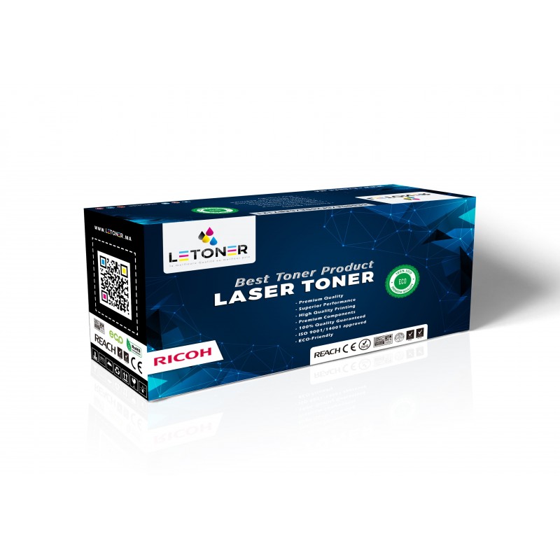 TONER LASER COMPATIBLE RICOH 1230D NOIR