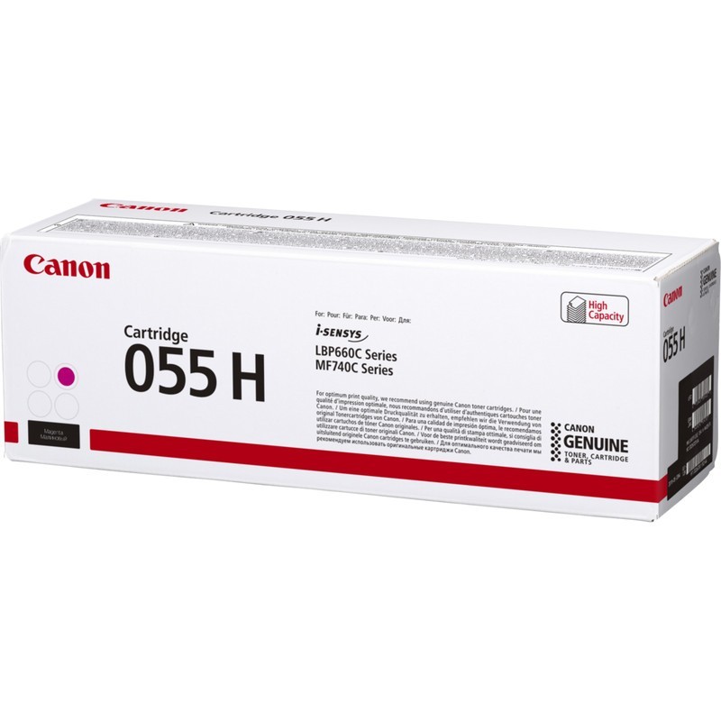 Canon 055 H Magenta - Toner Canon haut rendement origine (3018C002AA)