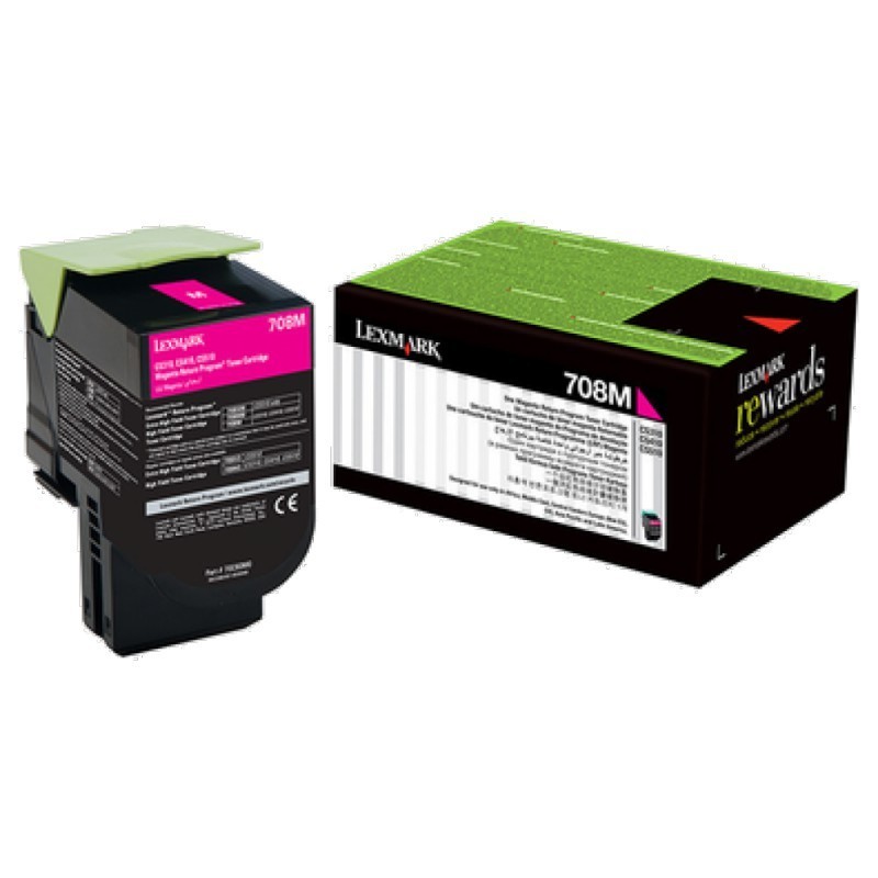 Cartouche encre origine Lexmark Magenta 702M - 1000 pages Standard