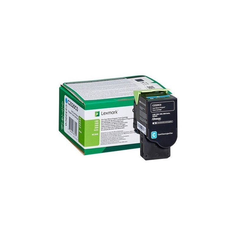 Lexmark Cyan (C2350C0) - Toner Lexmark programme de retour - 1000