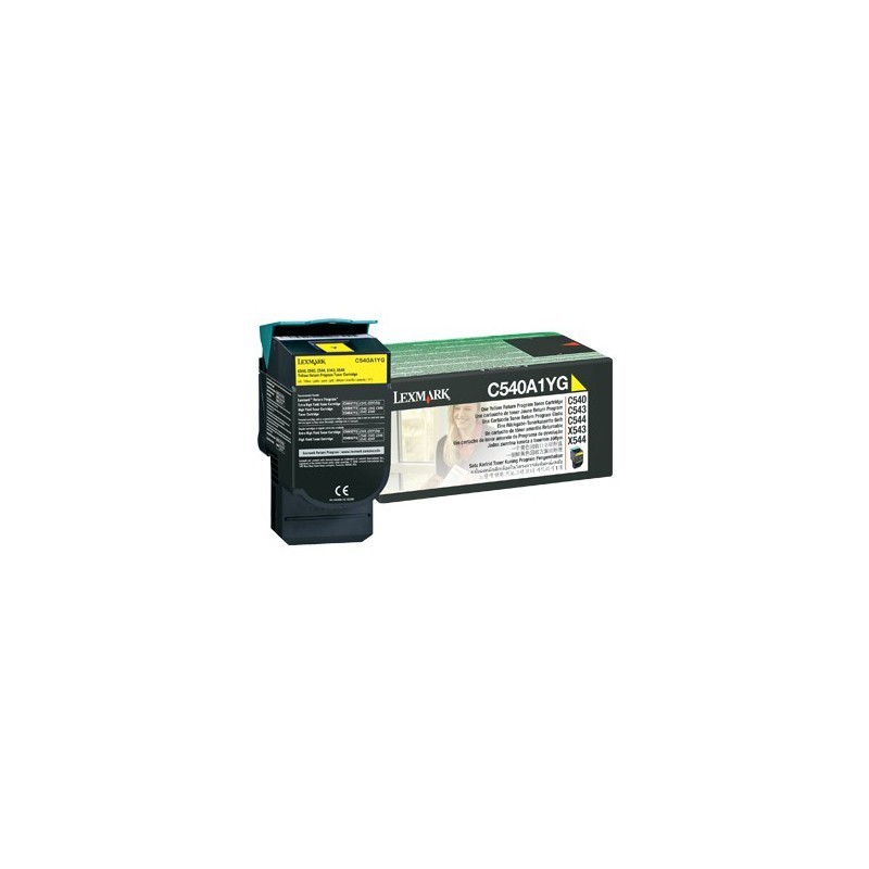 cartouche-toner-lexmark-return-programme-1k-c54x-x54x-jaune-c540a1yg