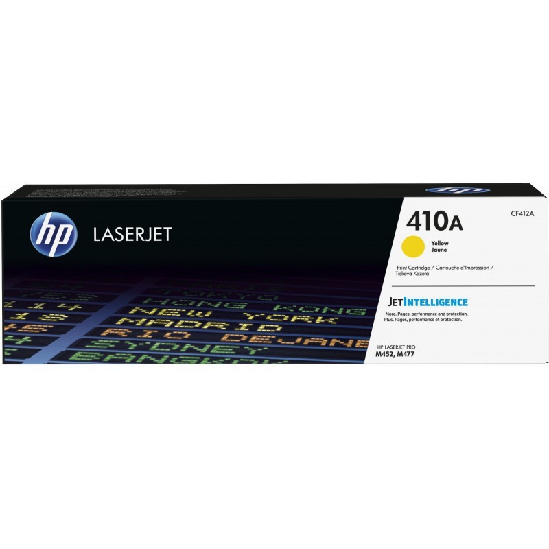 HP 410A Jaune (CF412A) - Toner HP LaserJet d'origine