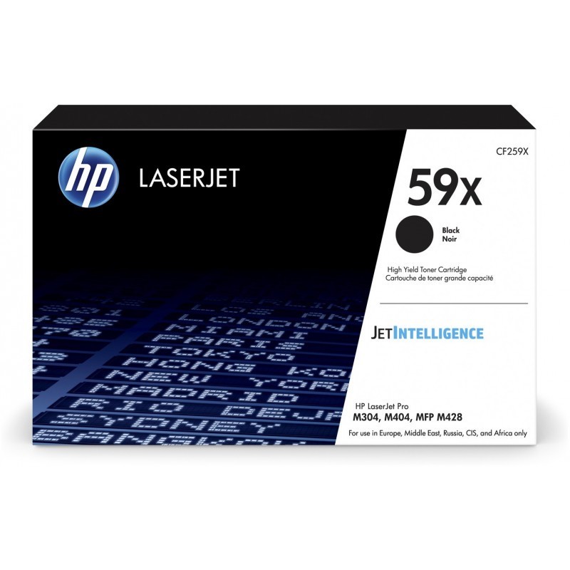 HP 59X Noir - Toner HP d'origine à grande capacité (CF259X)