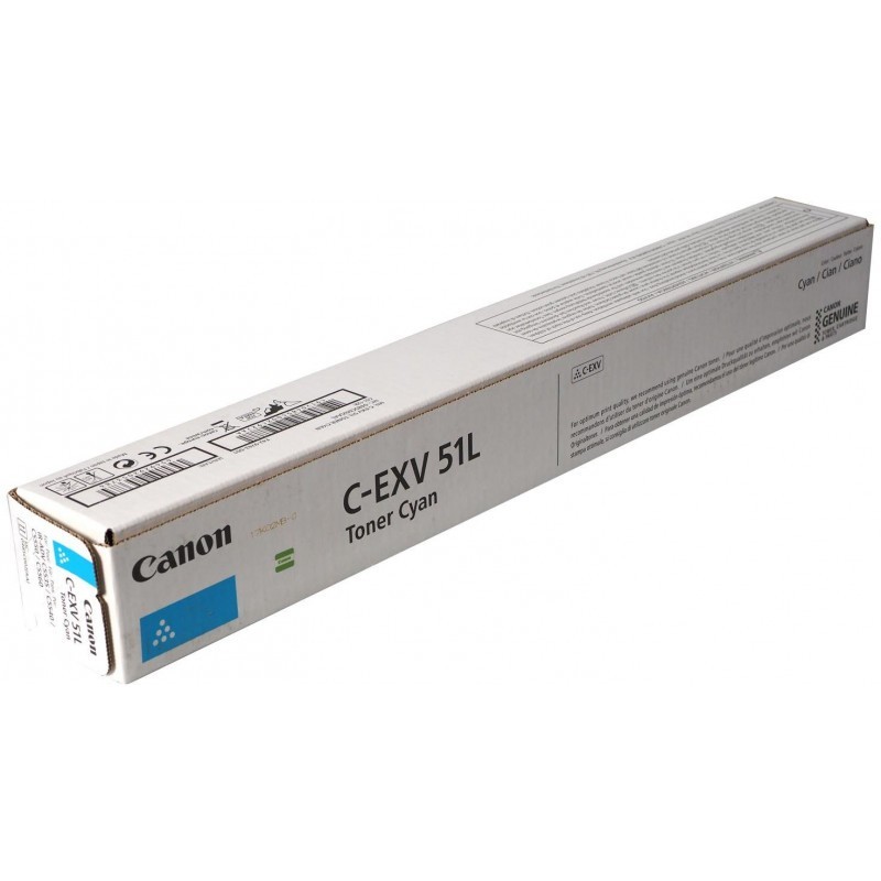 Canon C-EXV 51L Cyan - Toner Canon d'origine (0485C002AA)