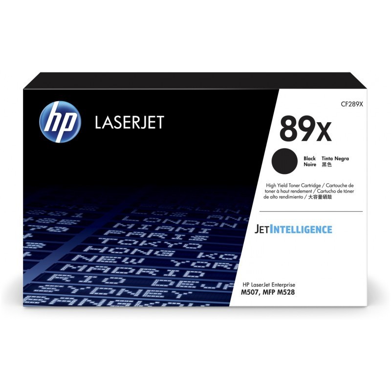 HP 89X Noir (CF289X) - Toner HP d'origine à grande capacité