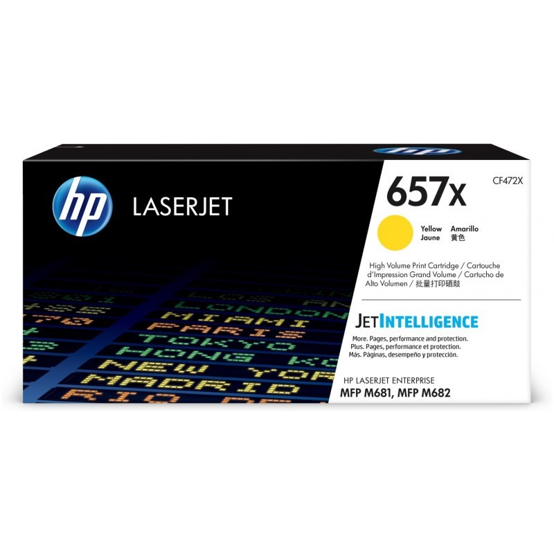 HP 657X Jaune (CF472X) - Toner grande capacité HP LaserJet d'origine