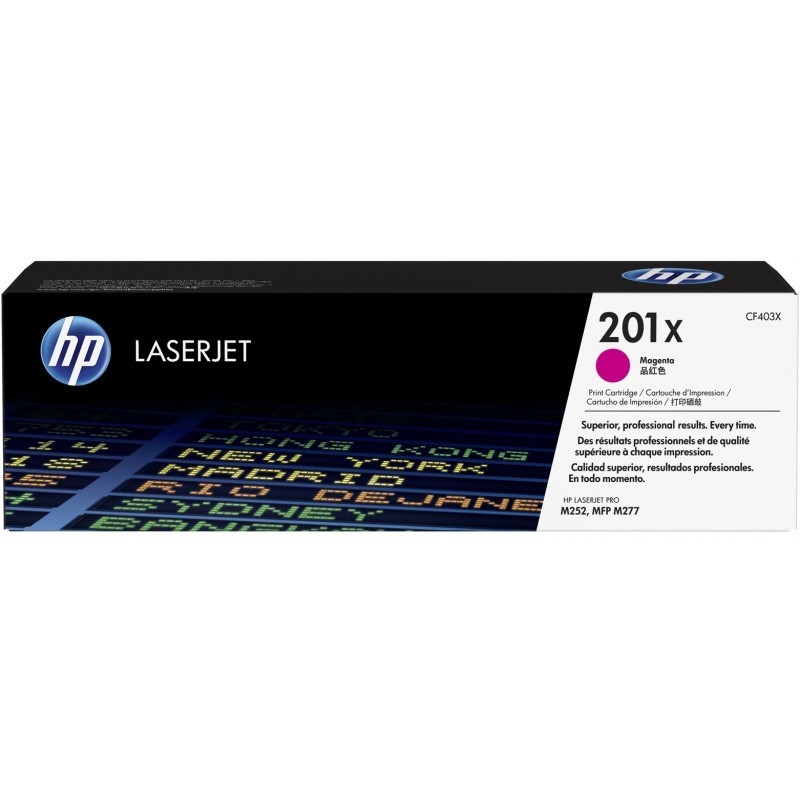 HP 201X Magenta (CF403X) - Toner HP LaserJet d'origine à grande capacité