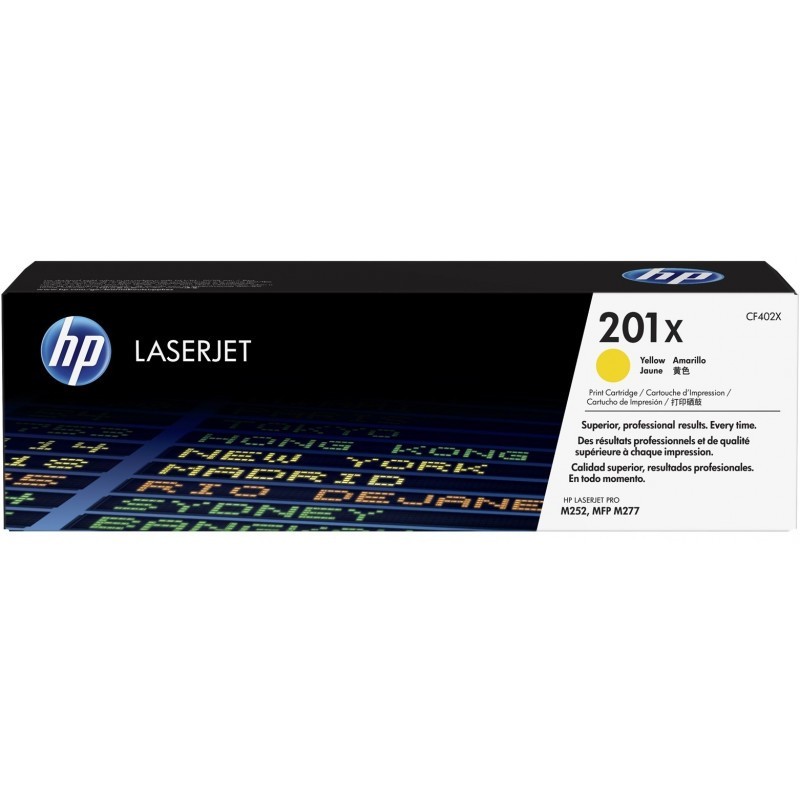 HP 201X Jaune (CF402X) - Toner grande capacité HP LaserJet d'origine