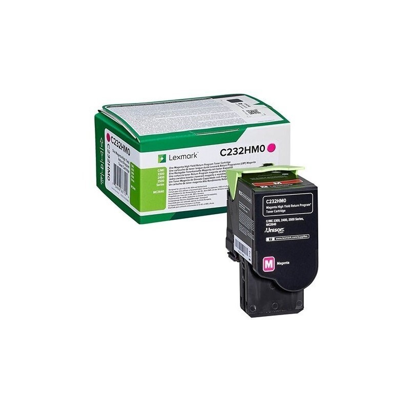 Lexmark Magenta (C235HM0) - Toner Lexmark programme de retour - 2300