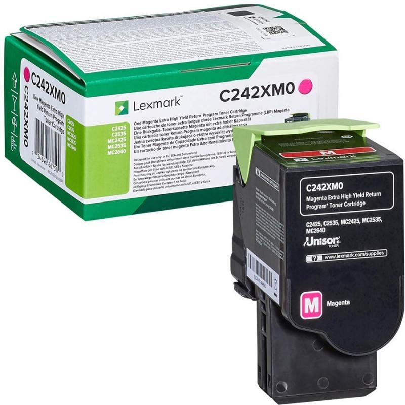 Lexmark Magenta (C245XM0) - Toner Lexmark programme de retour - 3500