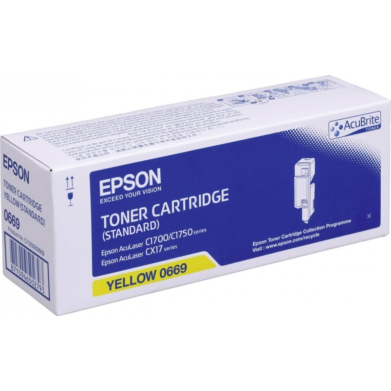 Epson 0669 Jaune - Toner Epson d'origine (C13S050669)