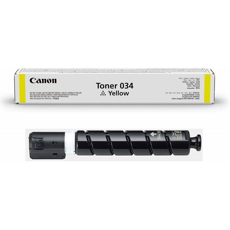 Canon 034 Jaune - Toner Canon d'origine (9451B001AA)