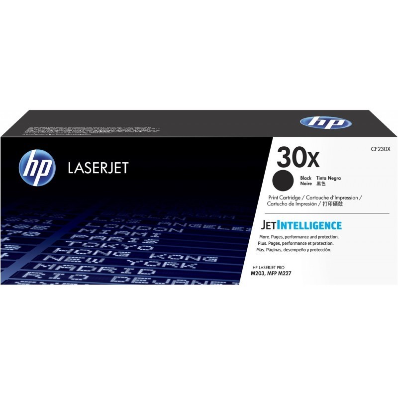 HP 30X Noir (CF230X) - Toner grande capacité HP LaserJet d'origine