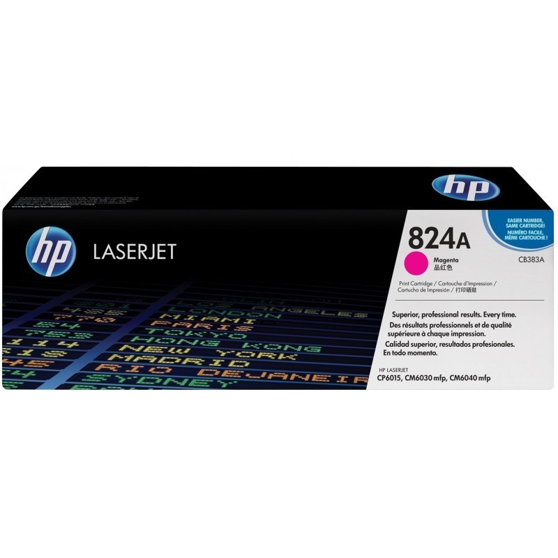 HP 824A Magenta (CB383A) - Toner HP LaserJet d'origine