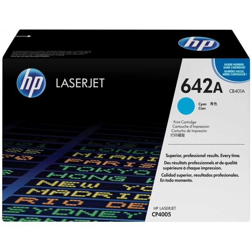 HP 642A Cyan (CB401A) - Toner HP LaserJet d'origine