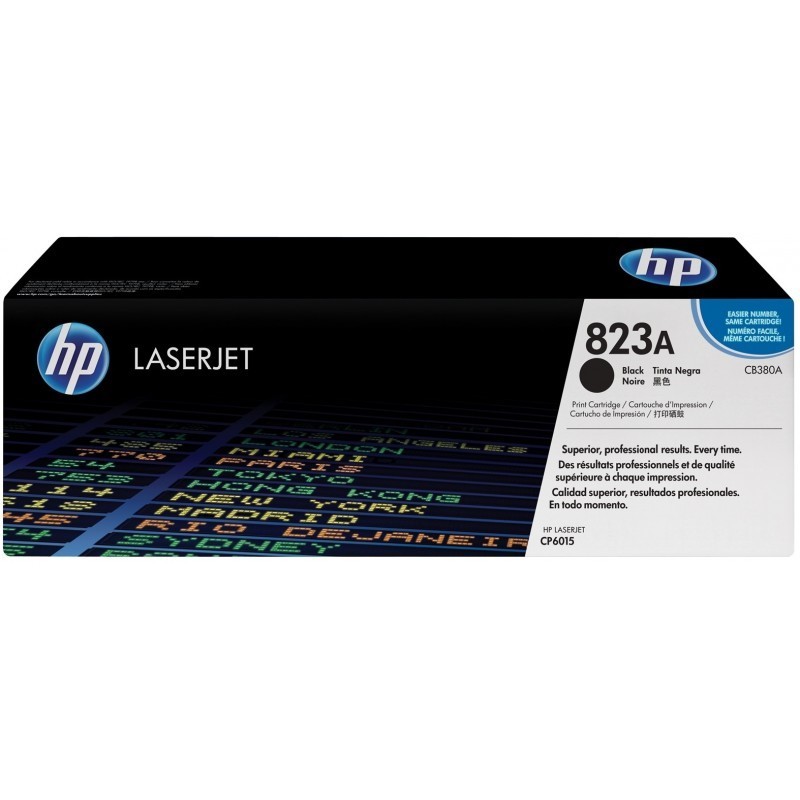 HP 823A Noir (CB380A) - Toner HP LaserJet d'origine