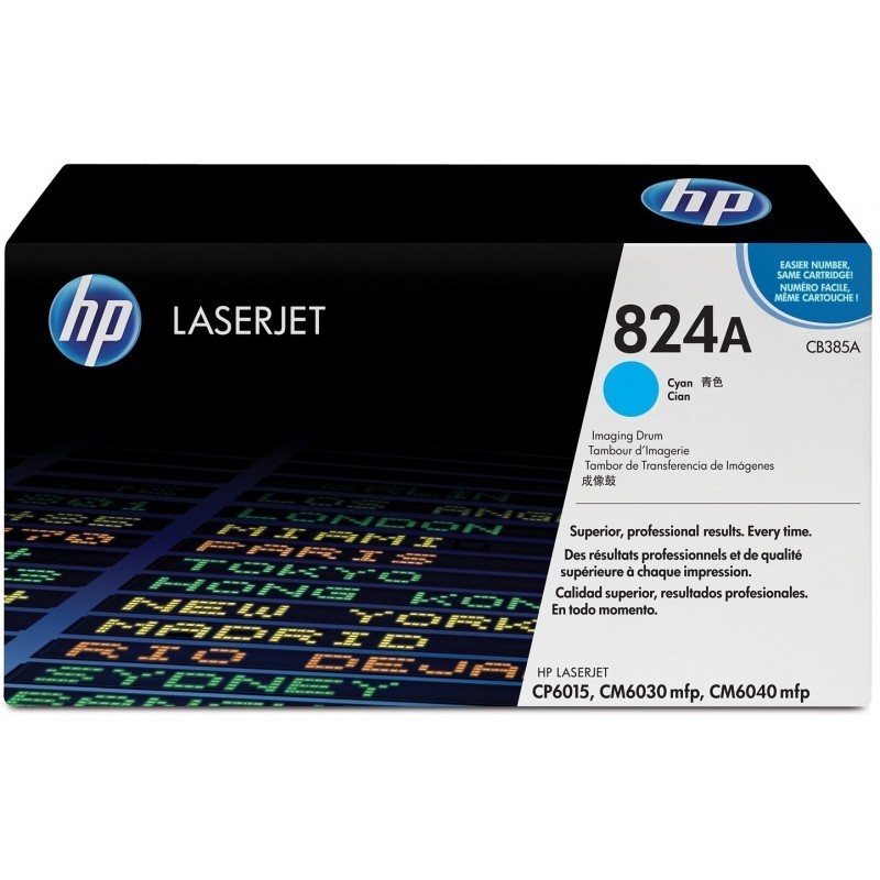 HP 824A Cyan (CB385A) - Tambour d'imagerie HP LaserJet d'origine