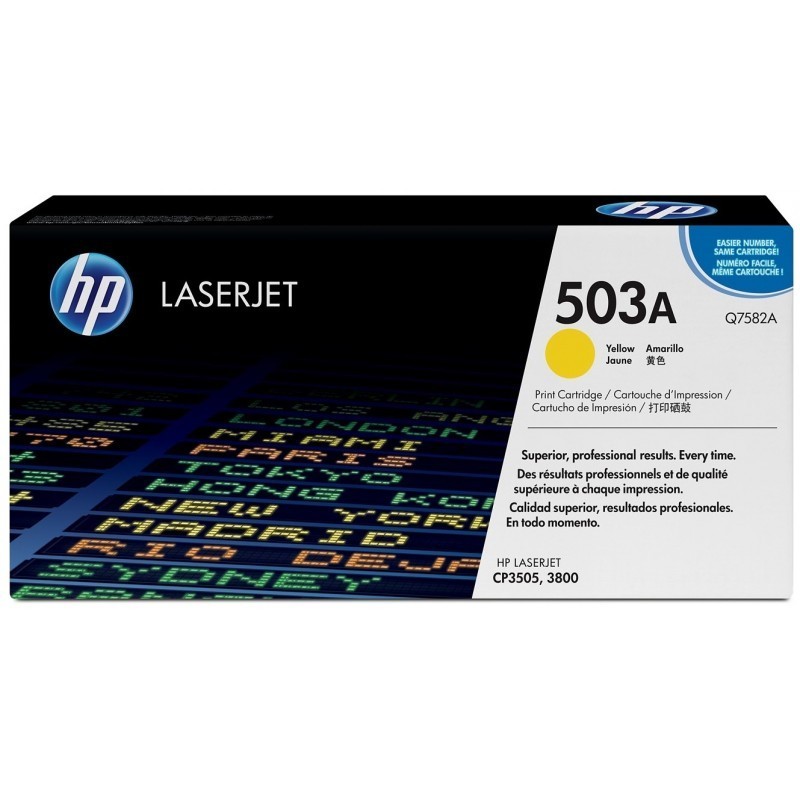 HP 503A Jaune (Q7582A) - Toner HP LaserJet d'origine