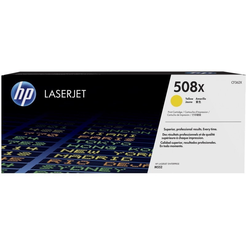 HP 508X Jaune (CF362X) - Toner grande capacité HP LaserJet d'origine