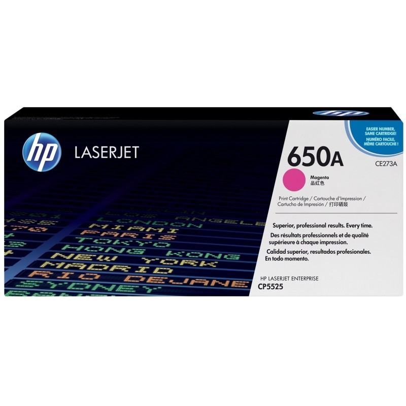 HP 650A Magenta (CE273A) - Toner HP LaserJet d'origine