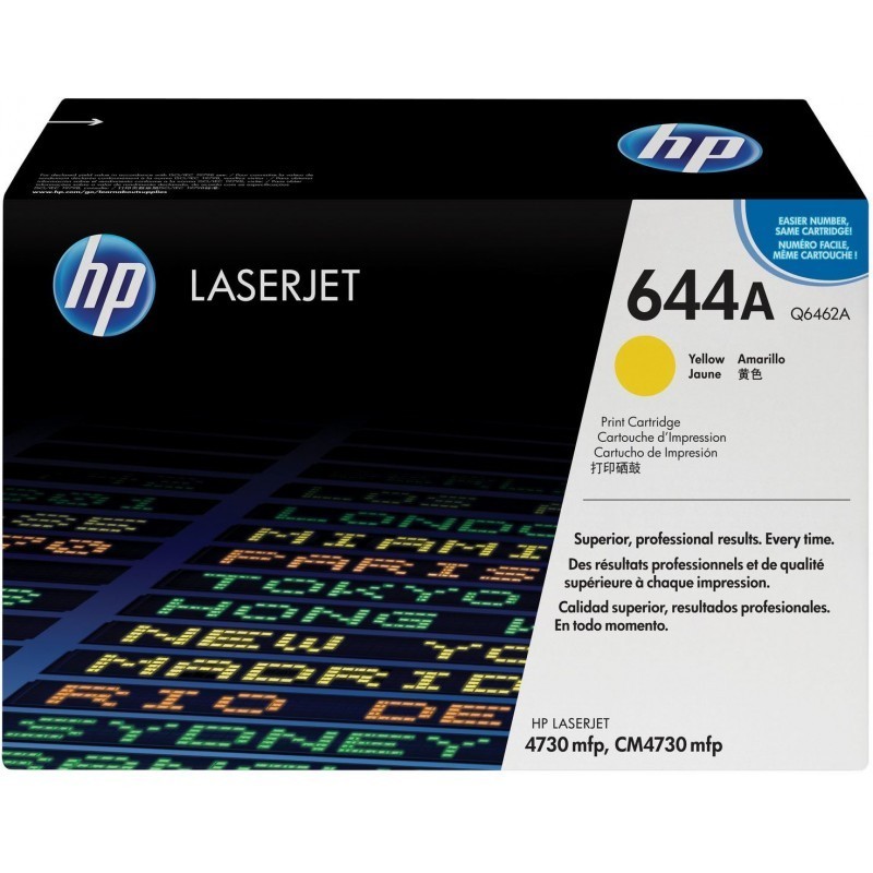 HP 644A Jaune (Q6462A) - Toner HP LaserJet d'origine