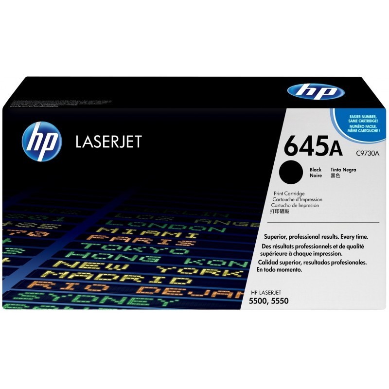 HP 645A Noir (C9730A) - Toner HP LaserJet d'origine