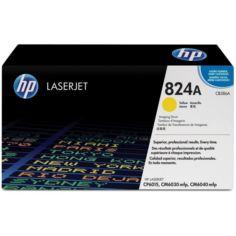 HP 824A Jaune (CB386A) - Tambour d'imagerie HP LaserJet d'origine