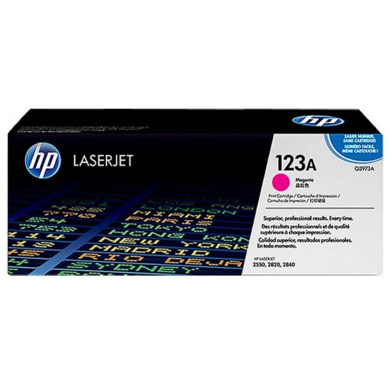 HP 123A Magenta (Q3973A) - Toner HP LaserJet d'origine