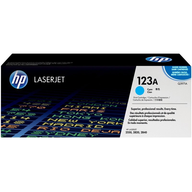 HP 123A Cyan (Q3971A) - Toner HP LaserJet d'origine