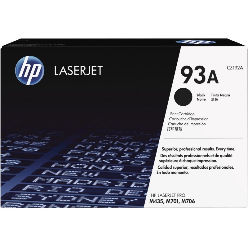 HP 93A Noir (CZ192A) - Toner HP LaserJet d'origine