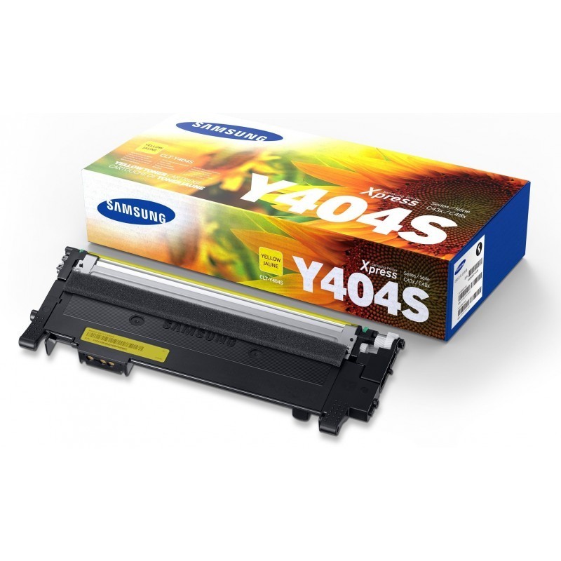 Samsung CLT-Y404S Jaune - Toner Samsung d'origine (SU456A)