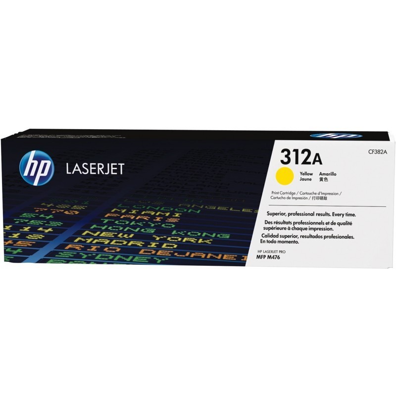 HP 312A Jaune (CF382A) - Toner HP LaserJet d'origine