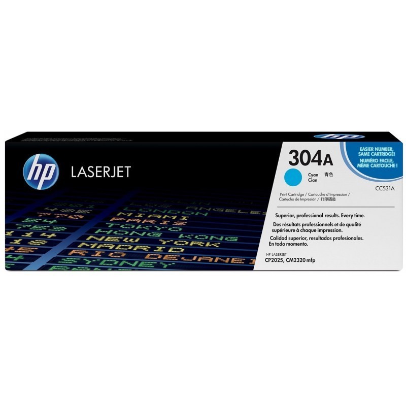 HP 304A Cyan (CC531A) - Toner HP LaserJet d'origine