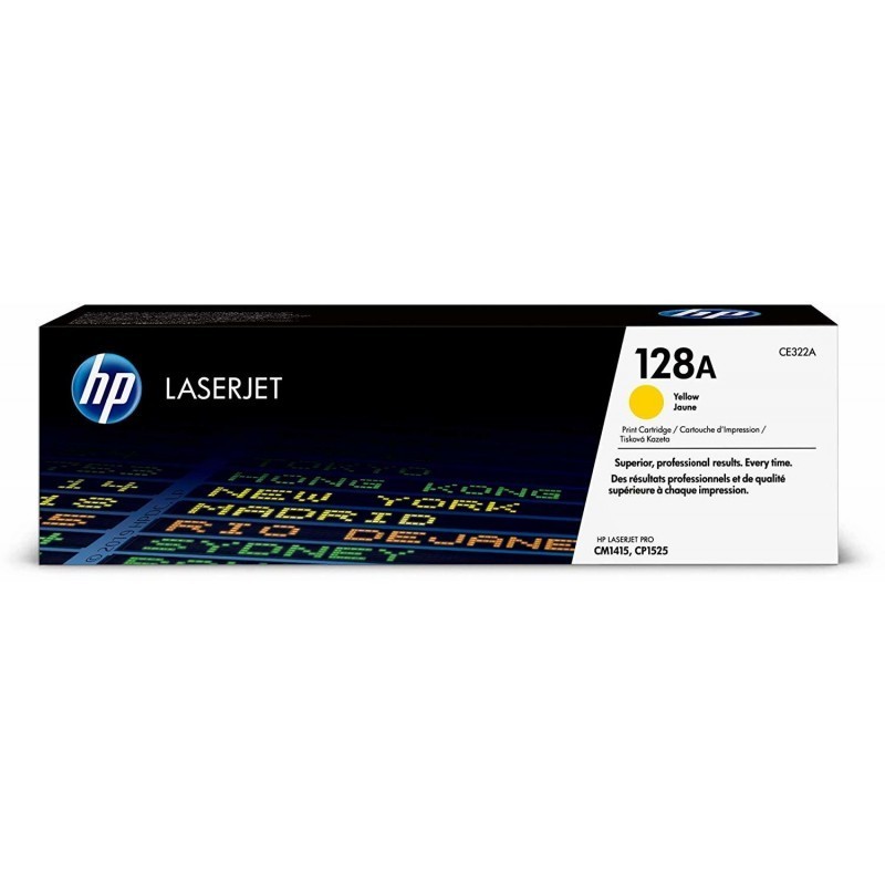 HP 128A Jaune (CE322A) - Toner HP LaserJet d'origine