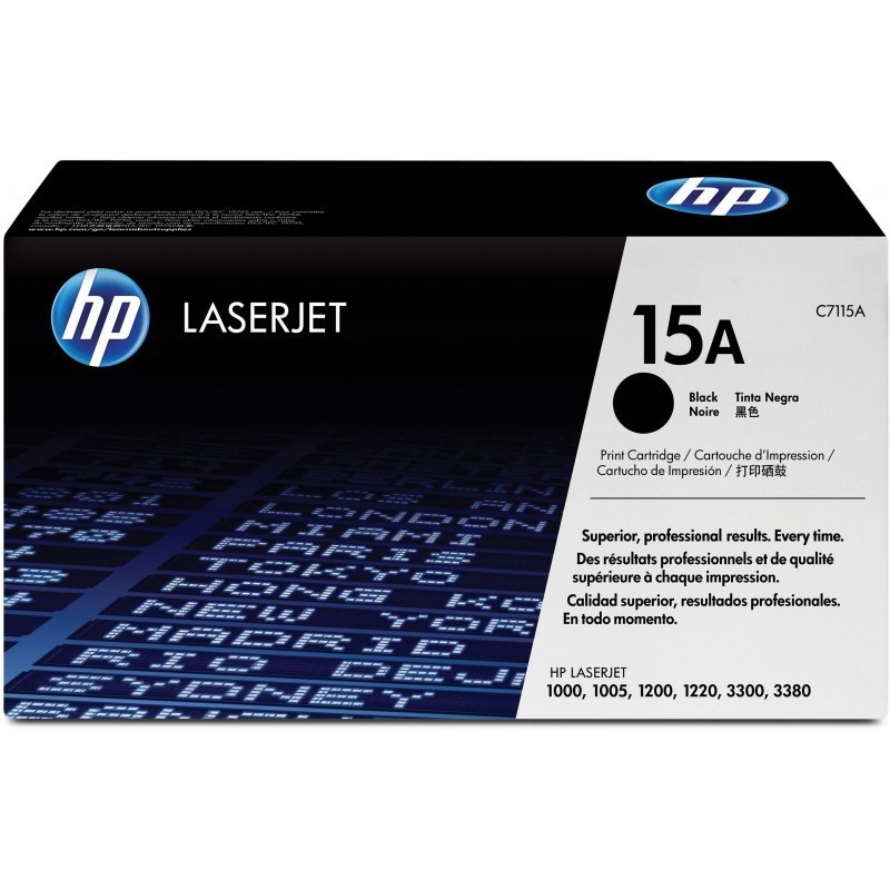 HP 15A Noir (C7115A) - Toner HP LaserJet d'origine