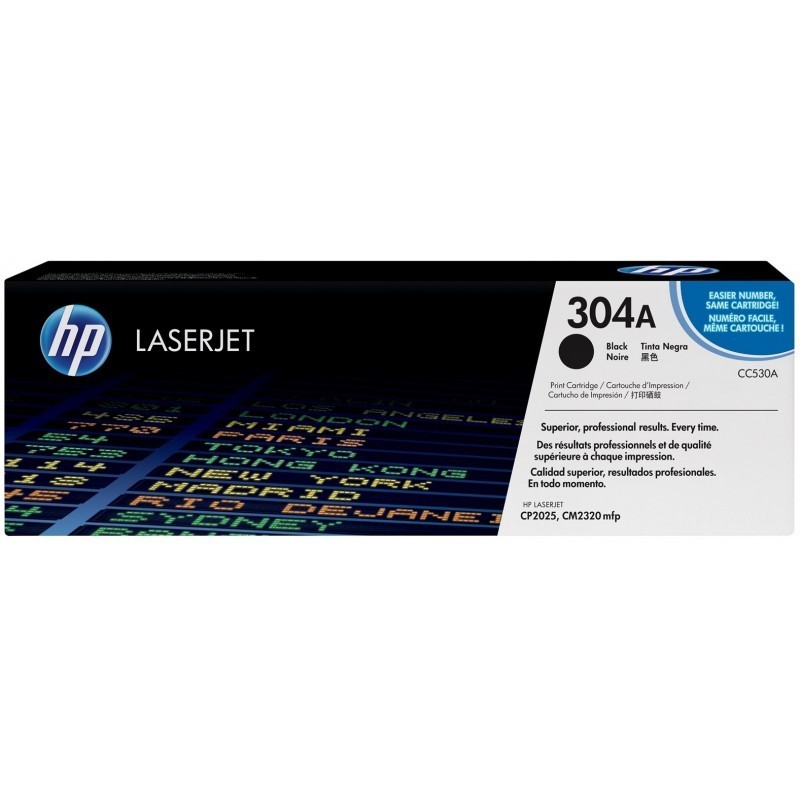 HP 304A Noir (CC530A) - Toner HP LaserJet d'origine