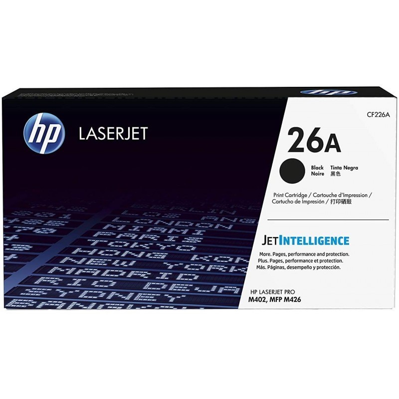 HP 26A Noir (CF226A) - Toner HP LaserJet d'origine