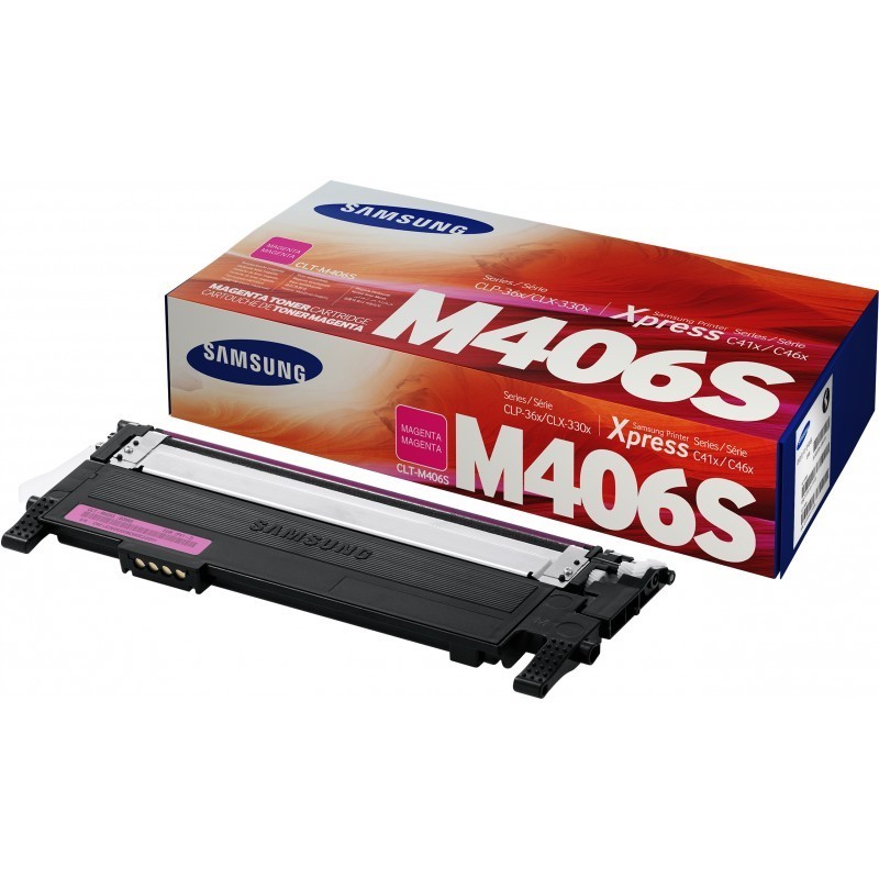 Cartouche de toner Samsung CLT-M406S - Magenta (SU254A)