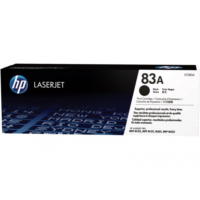 HP 83A Noir (CF283A) - Toner HP LaserJet d'origine