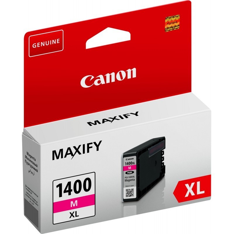 Canon PGI-1400XL M Magenta - Cartouche d'encre grande capacité Canon d'origine (9203B001AA)