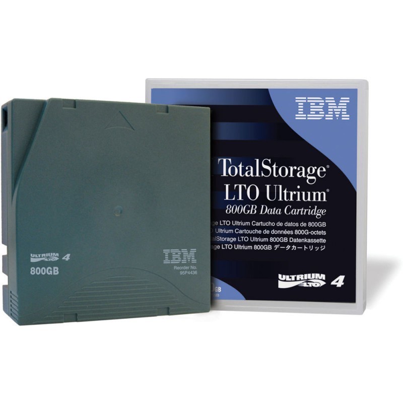 Cartouche de données IBM LTO 4 Ultrium 800/1.6GB (IBM95P4436)