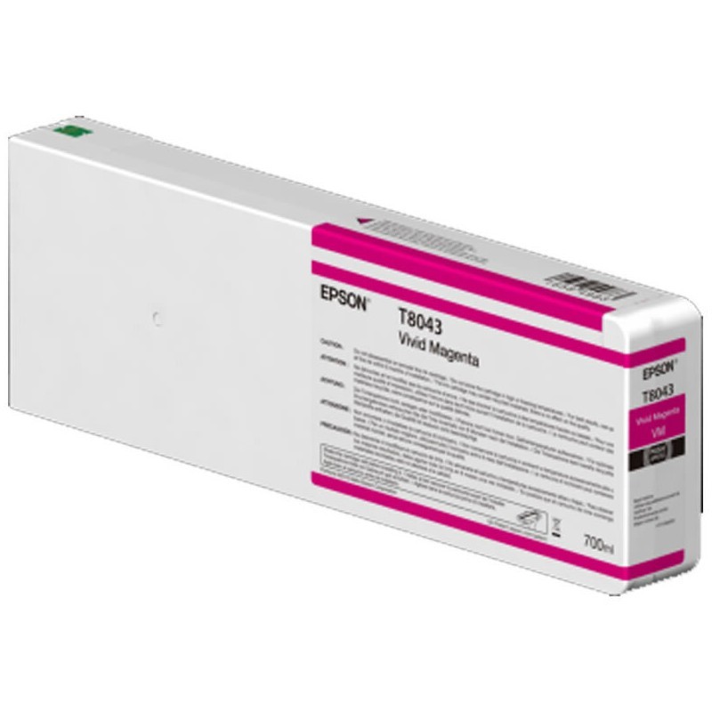 Epson T8043 Magenta - Cartouche d'encre Epson UltraChrome HDX/HD 700ml (C13T804300)