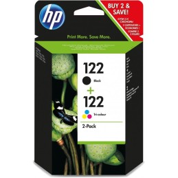 HP 122 Noir + trois...