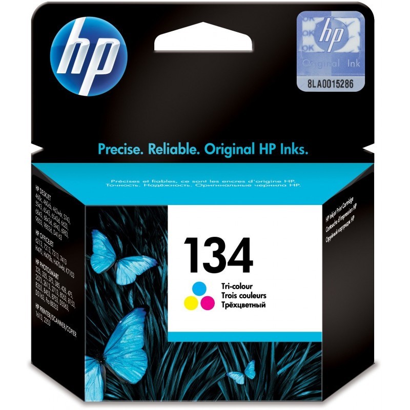 HP 134 trois couleurs - Cartouche d'encre HP d'origine (C9363HE)