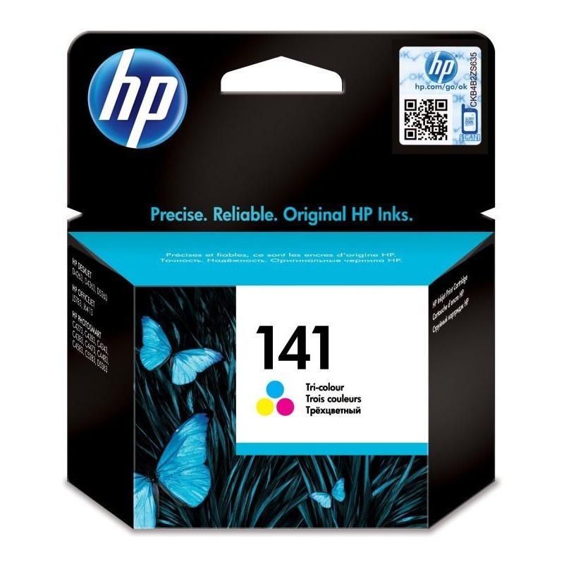 HP 141 trois couleurs - Cartouche d'encre HP d'origine (CB337HE)