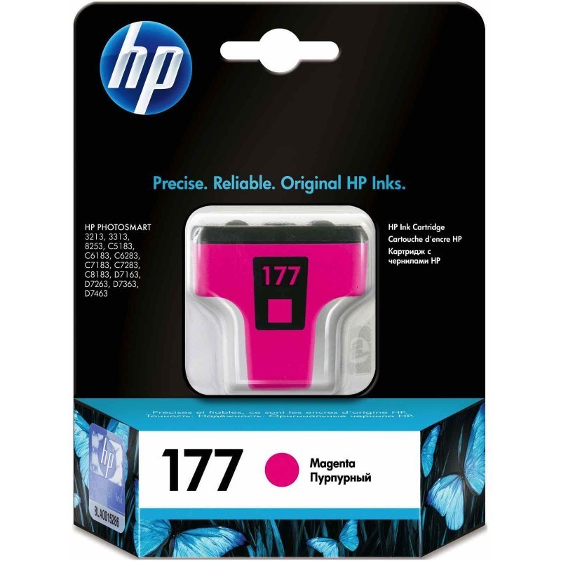 HP 177 Magenta - Cartouche d'encre HP d'origine (C8772HE)