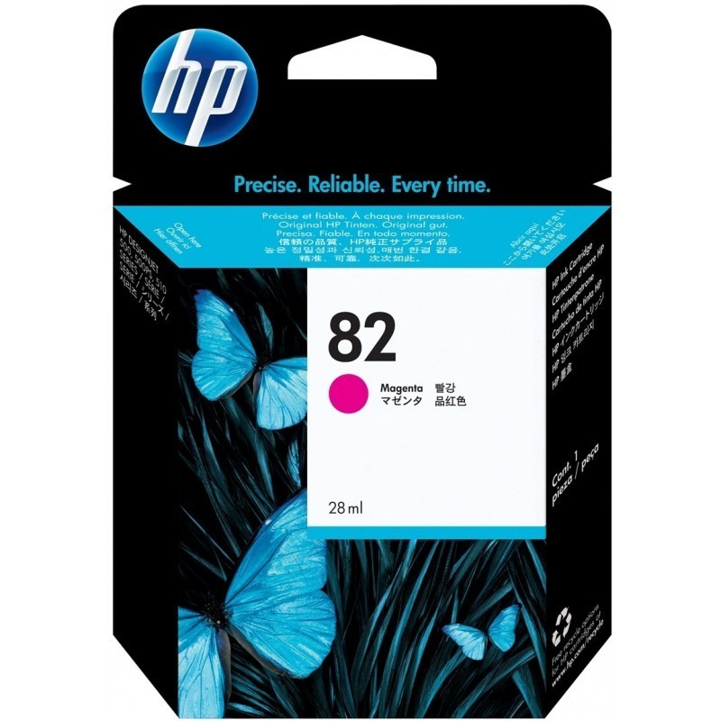 HP 82 Magenta - Cartouche d'encre HP d'origine (CH567A)