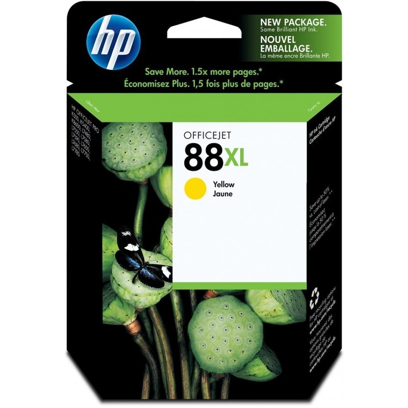 HP 88XL Jaune - Cartouche d'encre grande capacité HP d'origine (C9393AE)