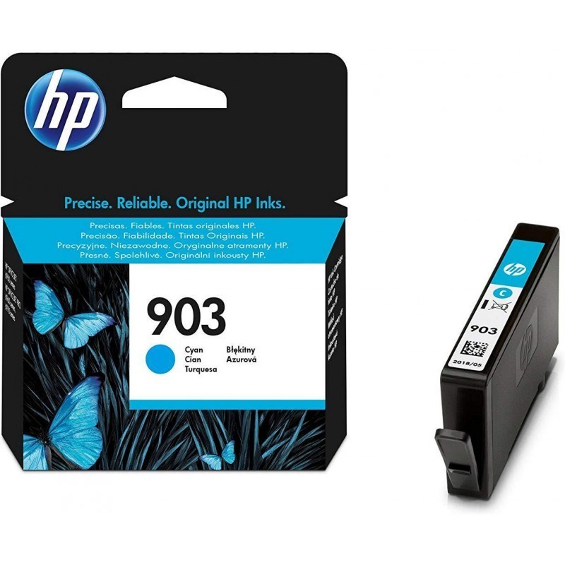 HP 903 Cyan - Cartouche d'encre HP d'origine (T6L87AE)