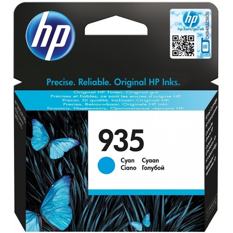 HP 935 Cyan - Cartouche d'encre HP d'origine (C2P20AE)